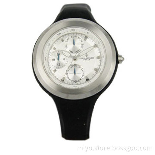 Silicone Watch, Eco-friendly Silicone Strap/Water-resistant, Customized Logos and Designs Accepted
